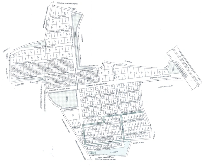 Master Plan of Silpa Aurum in Chevella, Hyderabad - Image 301909