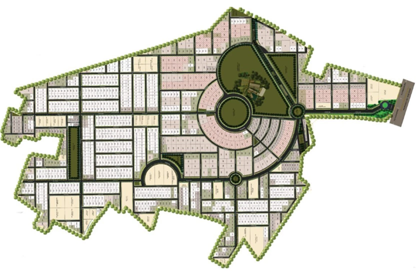 Master Plan of Silpa Botanica in Kandukur, Hyderabad - Image 301944