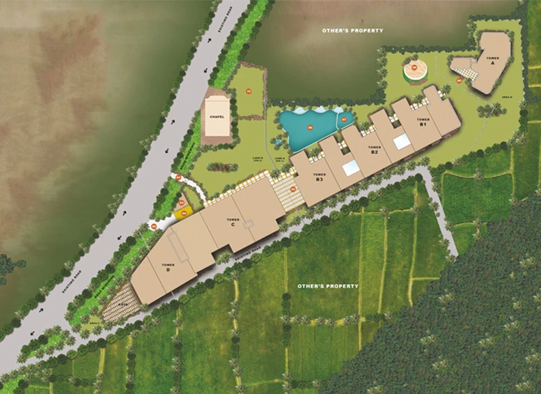 Master Plan of Conscient Vista Arrozal in Candolim, Goa - Image 301994