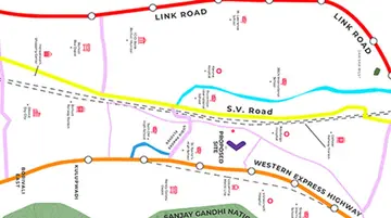 Location of Chandak Next - Image 35677
