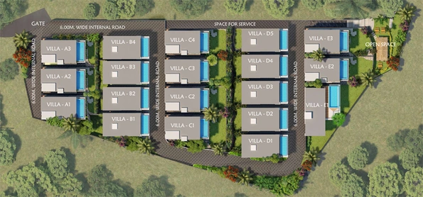 Master Plan of Fairgreen Casa Altinho in Saipem, Goa - Image 302380