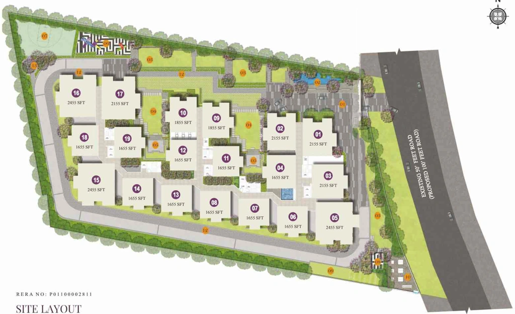 Master Plan of Ira Miracle in Kollur, Hyderabad - Image 316637