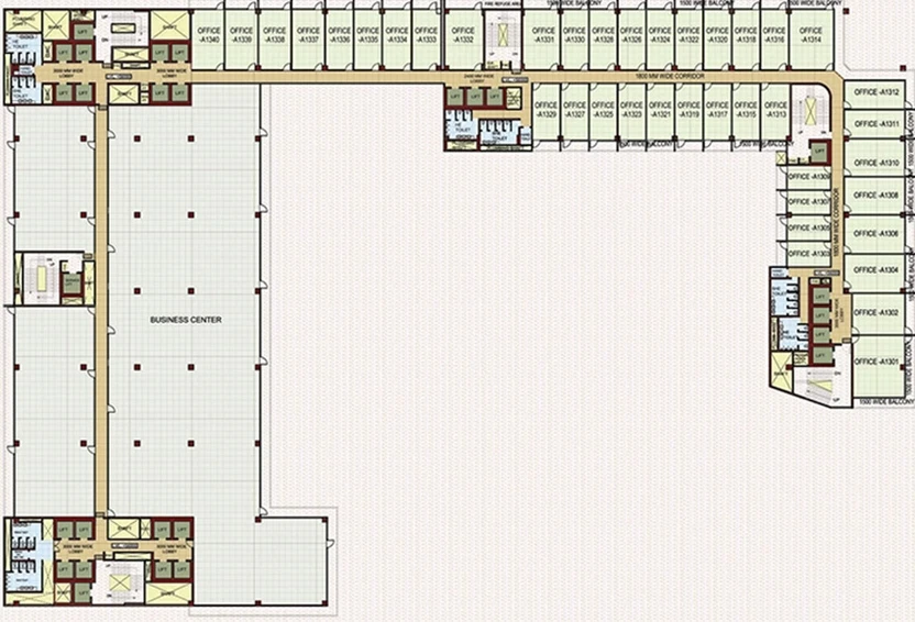 Floor Plan of Aircon Anthurium in Sector 73, Noida - Image 303112