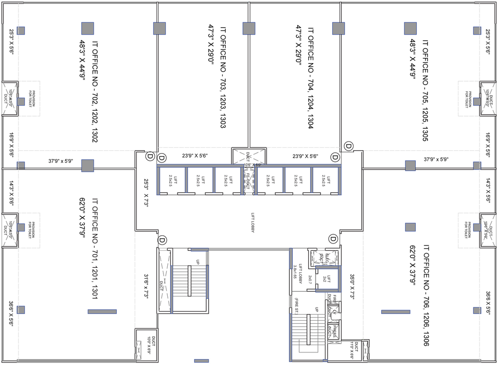 Floor Plan of Bhairaav Milestone in Wagle Estate, Thane - Image 303203