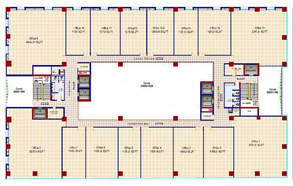 Floor Plan of Grandslam IThum in Sector 62, Noida - Image 367271