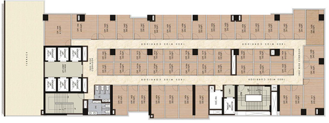 Floor Plan of Sikka Mall of Noida in Sector 98, Noida - Image 303388