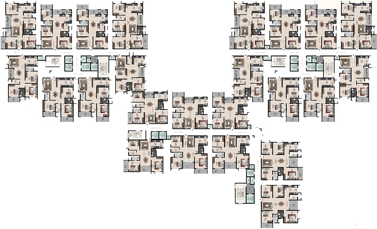 Floor Plan of Trendsquares Akino in Panathur, Bangalore - Image 303432