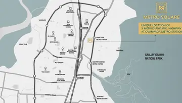 Location of Dharti Metro Square - Image 303603