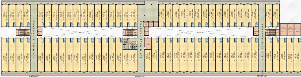 Floor Plan of Gami Industrial Park in Turbhe, Navi Mumbai - Image 303707