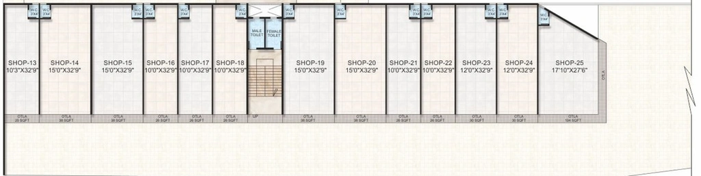Floor Plan of Commercial Emperia Diva Antilia in Rasayani, Navi Mumbai - Image 303852