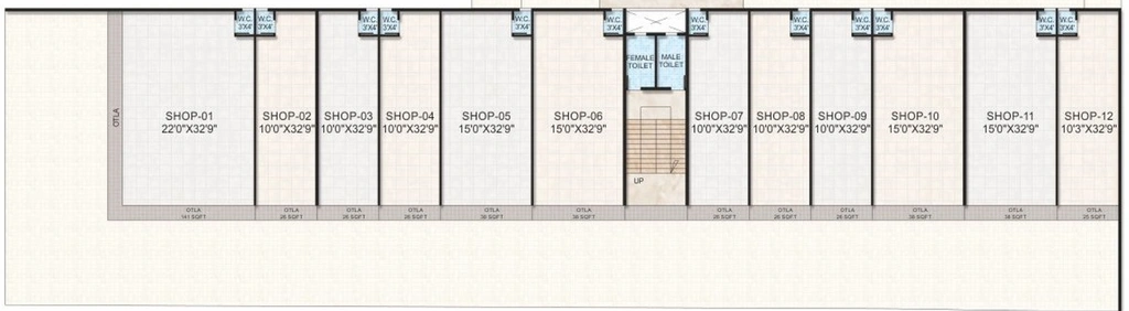 Floor Plan of Commercial Emperia Diva Antilia in Rasayani, Navi Mumbai - Image 303851