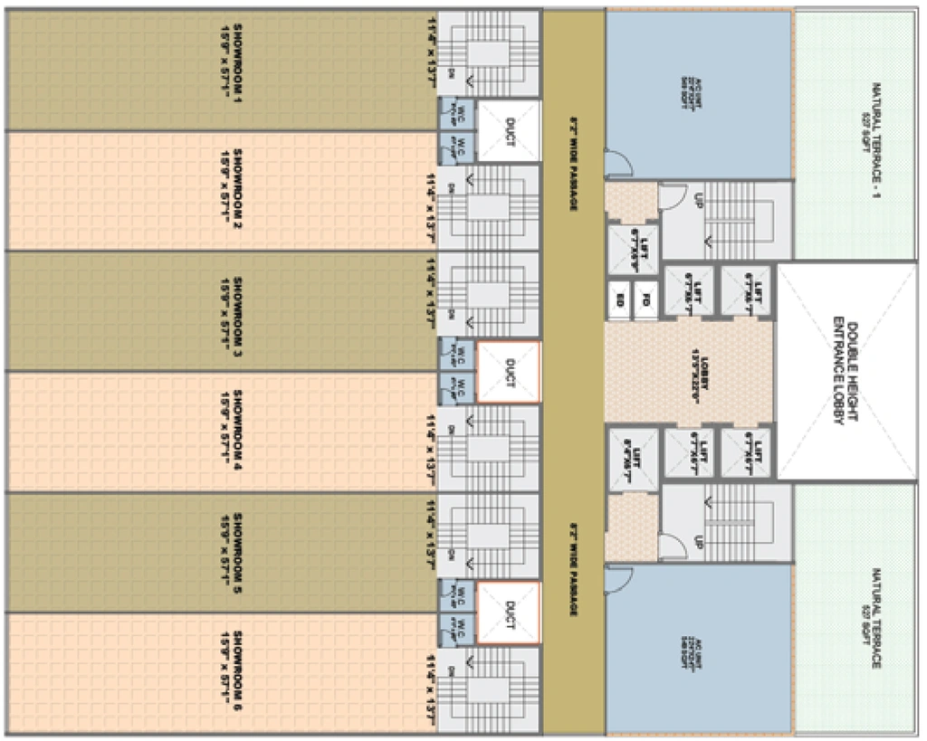 Floor Plan of Greenscape CBD 614 in Belapur, Navi Mumbai - Image 303861