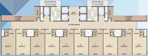 Floor Plan of Kamdhenu Commerz in Kharghar, Navi Mumbai - Image 304142
