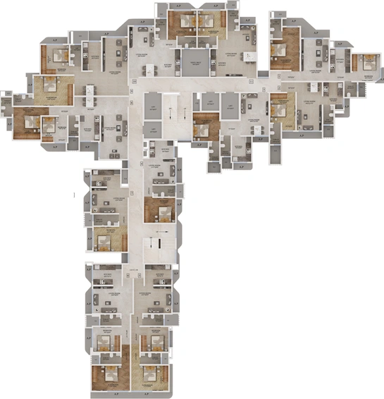 Floor Plan of Dream Paradise in Thane West, Thane - Image 304342