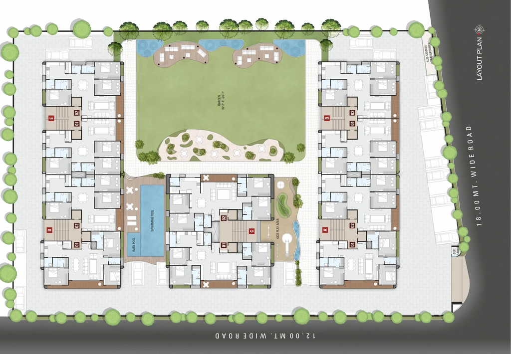 Master Plan of Milestone Euphoria in Bharthana, Surat - Image 304422