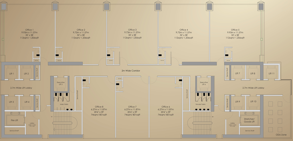 Floor Plan of Jangid Trinity in Borivali East, Mumbai - Image 304481