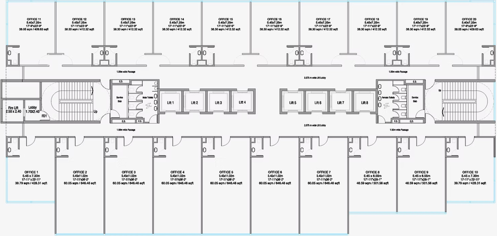 Floor Plan of Jangid Elysium in Borivali East, Mumbai - Image 304528