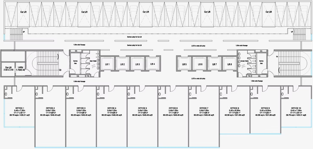 Floor Plan of Jangid Elysium in Borivali East, Mumbai - Image 304526