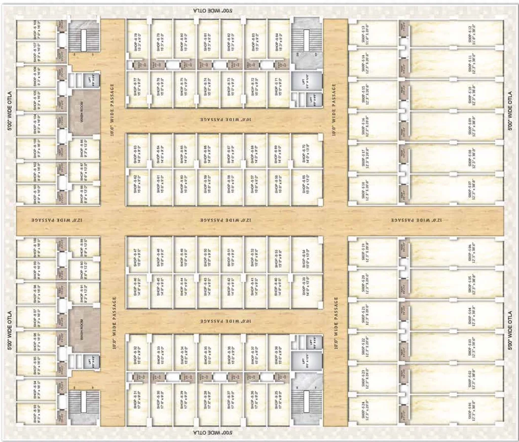 Floor Plan of Master Business Center in Ambernath West, Thane - Image 304635