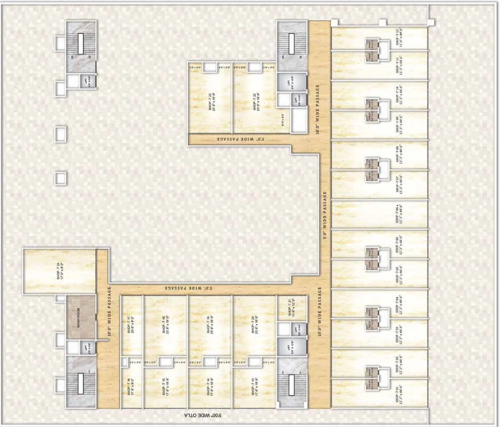 Floor Plan of Master Business Center in Ambernath West, Thane - Image 304633