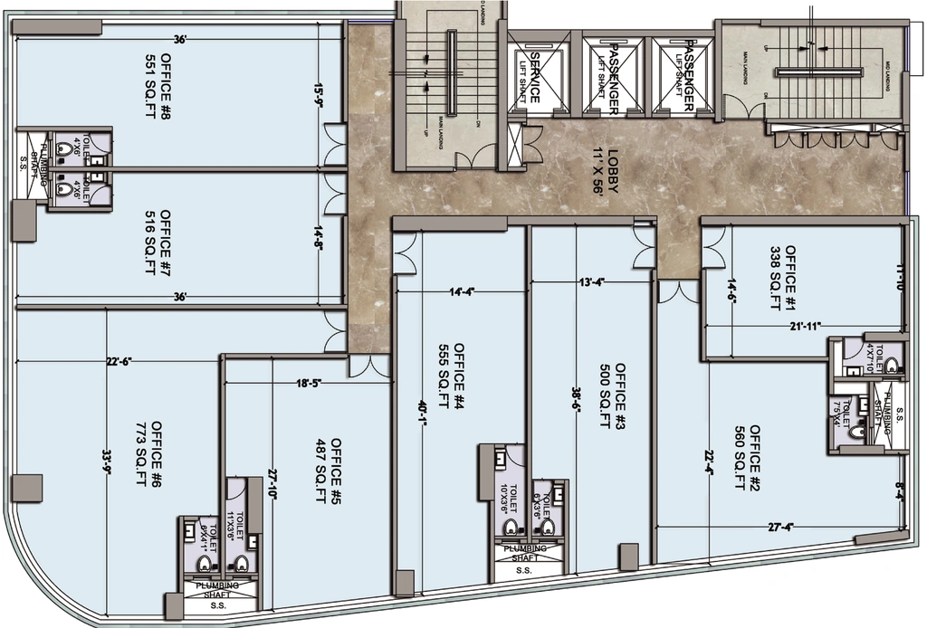 Floor Plan of Harmony MS 9 Rajgir in Borivali West, Mumbai - Image 304769