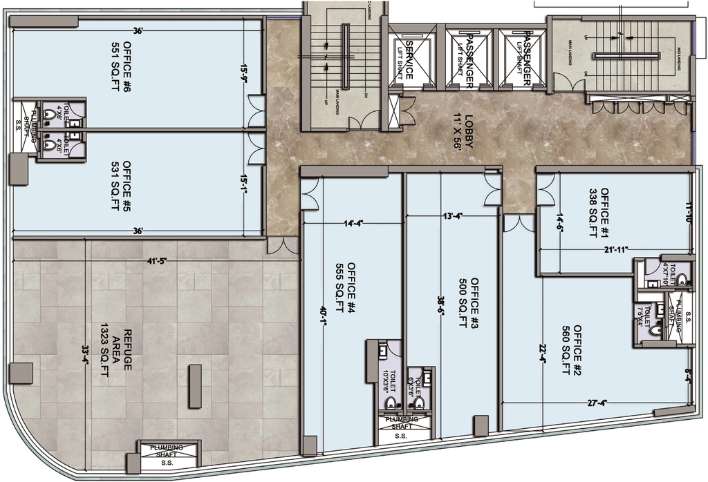 Floor Plan of Harmony MS 9 Rajgir in Borivali West, Mumbai - Image 304768
