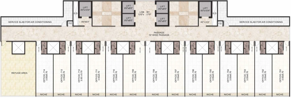 Floor Plan of NMS Icon in Ulwe, Navi Mumbai - Image 304859