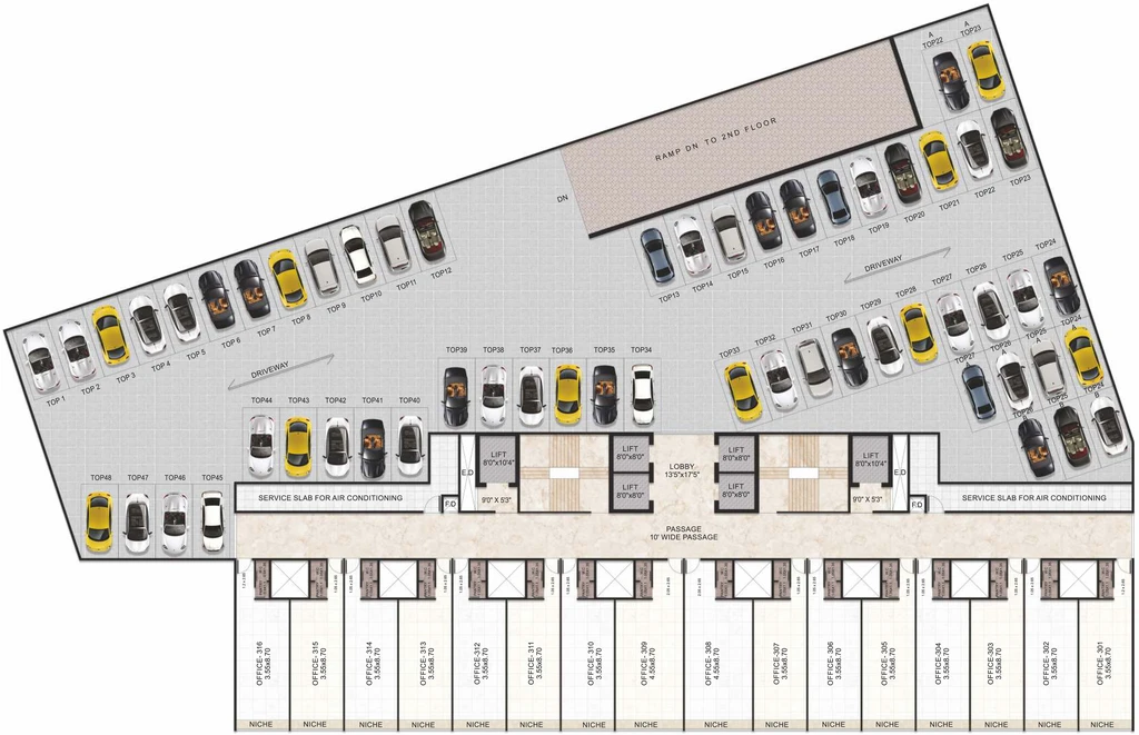 Floor Plan of NMS Icon in Ulwe, Navi Mumbai - Image 304861