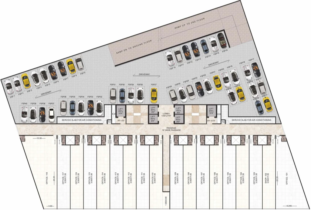 Floor Plan of NMS Icon in Ulwe, Navi Mumbai - Image 304860