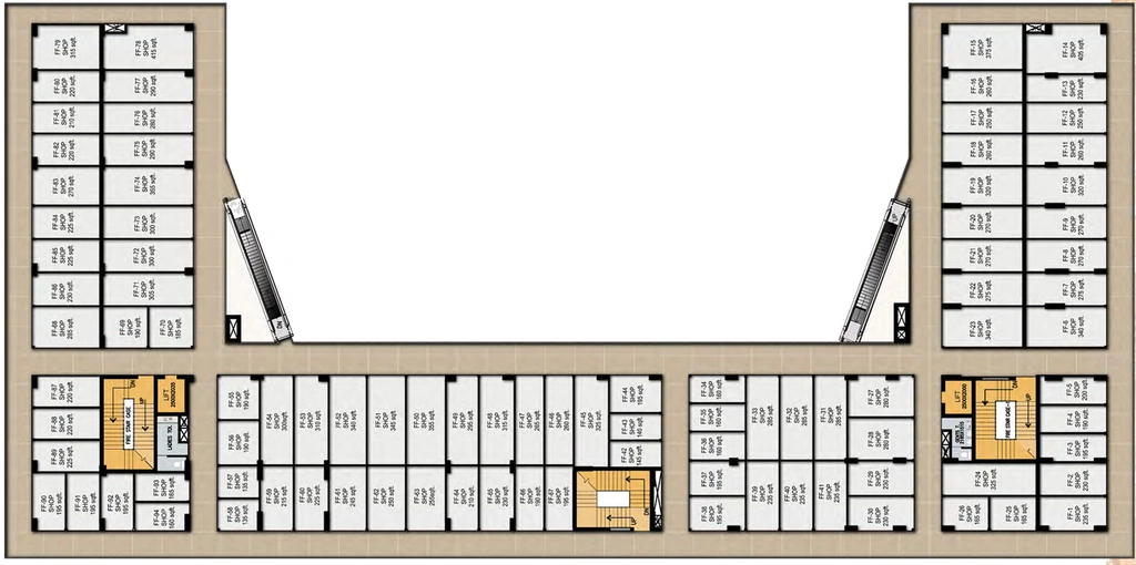 Floor Plan of Saviour Lord Krishna Mart in Yamuna Expressway, Greater Noida - Image 304815