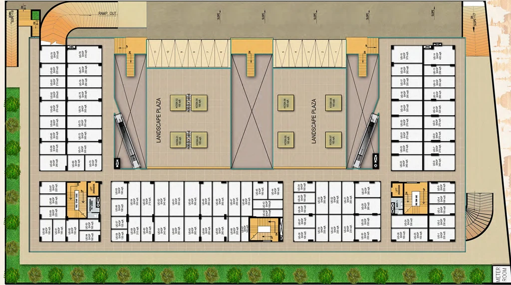 Master Plan of Saviour Lord Krishna Mart in Yamuna Expressway, Greater Noida - Image 304813