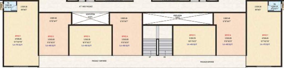 Floor Plan of Commercial Gurukrupa Heights in Rasayani, Navi Mumbai - Image 305146