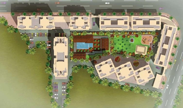 Master Plan of Siddhi Highland Gardens in Dhokali, Thane - Image 305165