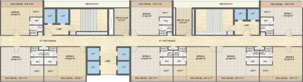 Floor Plan of IJB Mark 1 in Nerul, Navi Mumbai - Image 305159