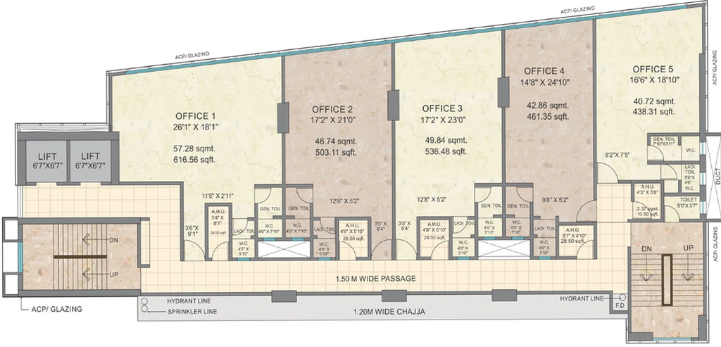 Floor Plan of Sai Indu Tower in Bhandup West, Mumbai - Image 305186