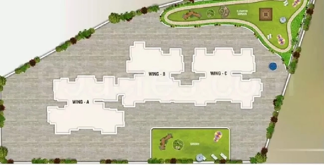 Master Plan of Meet Ashok Smruti in Kasarvadavali, Thane - Image 305217