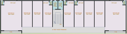 Floor Plan of Commercial Emperia Sun City in Rasayani, Navi Mumbai - Image 305255