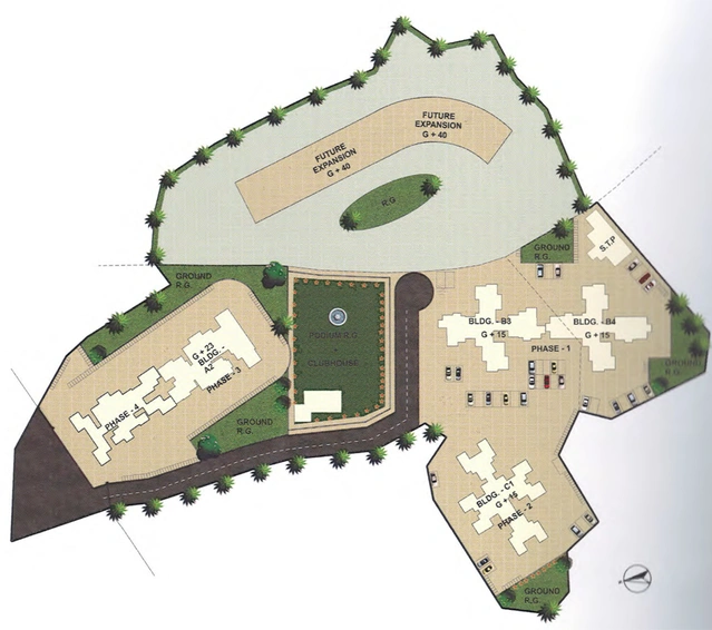 Master Plan of MM Valley Premium in Mumbra, Thane - Image 305267