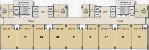 Floor Plan of Balaji Mayuresh Square in Belapur, Navi Mumbai - Image 305275