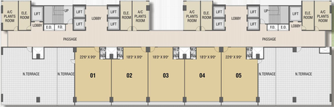 Floor Plan of Balaji Mayuresh Square in Belapur, Navi Mumbai - Image 305272