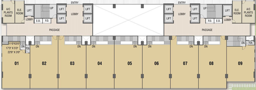 Floor Plan of Balaji Mayuresh Square in Belapur, Navi Mumbai - Image 305273