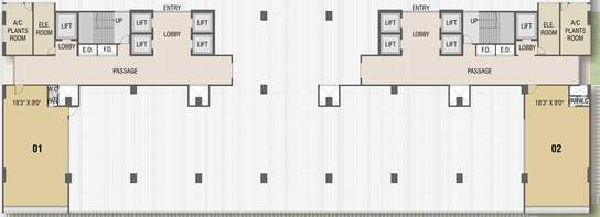 Floor Plan of Balaji Mayuresh Square in Belapur, Navi Mumbai - Image 305271