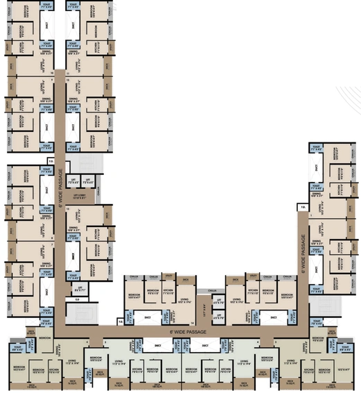 Floor Plan of Delta Prestige in Panvel, Navi Mumbai - Image 305378