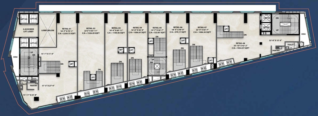 Floor Plan of Ajod One in Juhu, Mumbai - Image 305698
