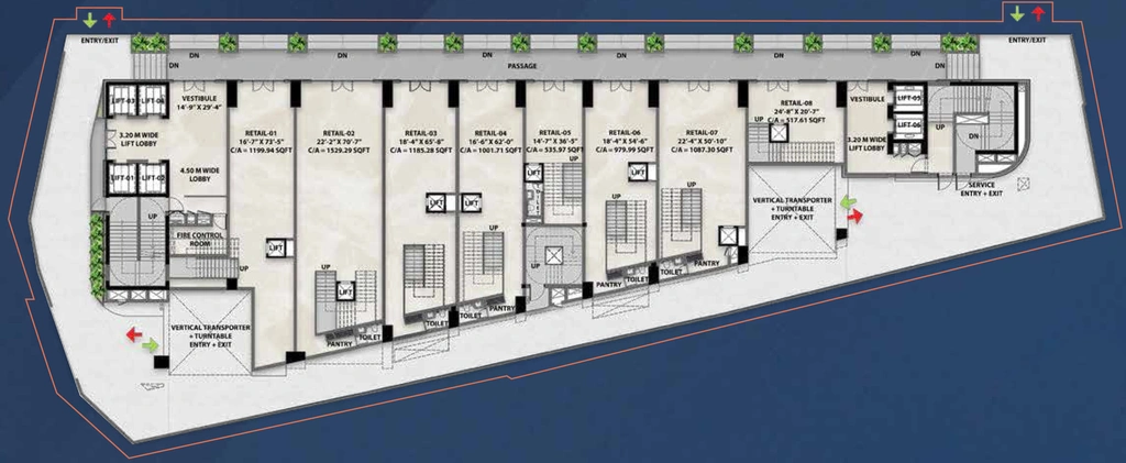 Floor Plan of Ajod One in Juhu, Mumbai - Image 305699
