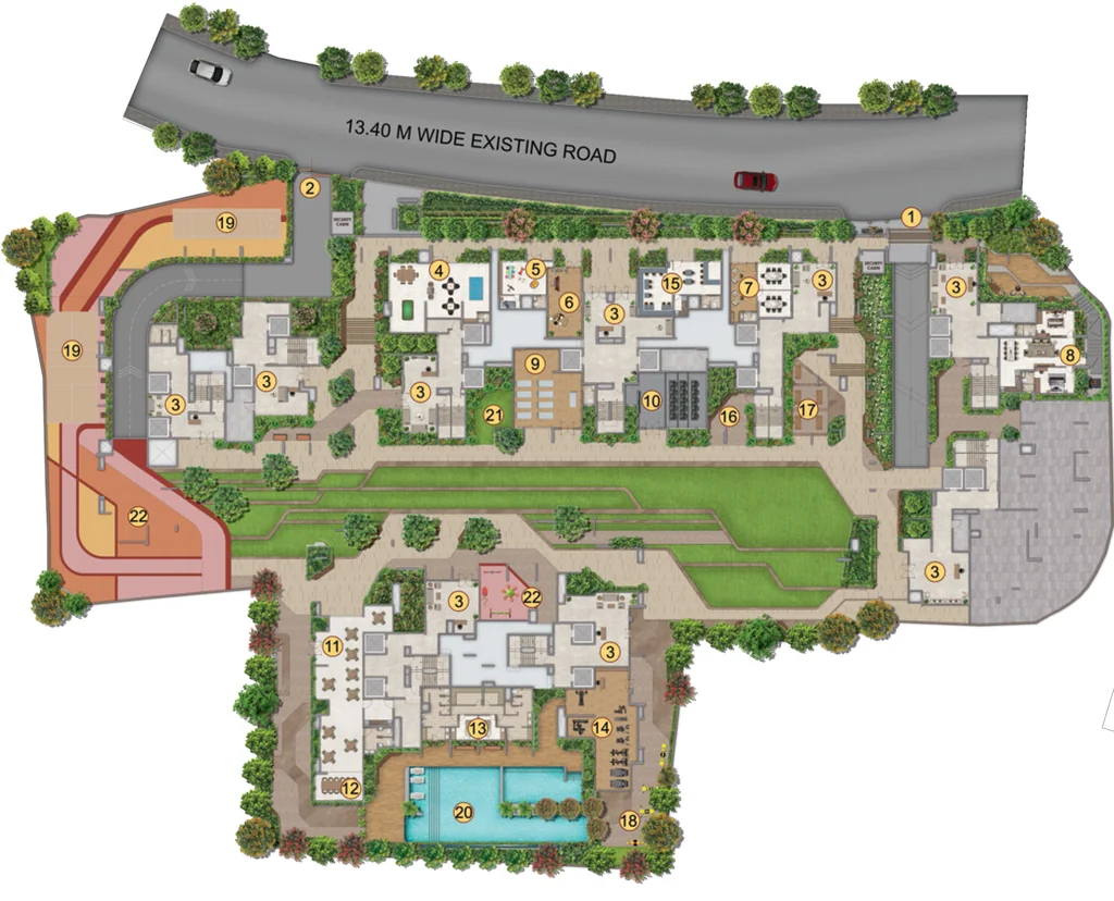 Master Plan of Chandak Vansham in Vile Parle West, Mumbai - Image 359099