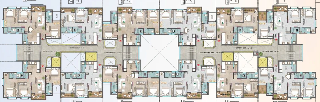 Floor Plan of Jay Sai Pride in Dasak, Nashik - Image 305552
