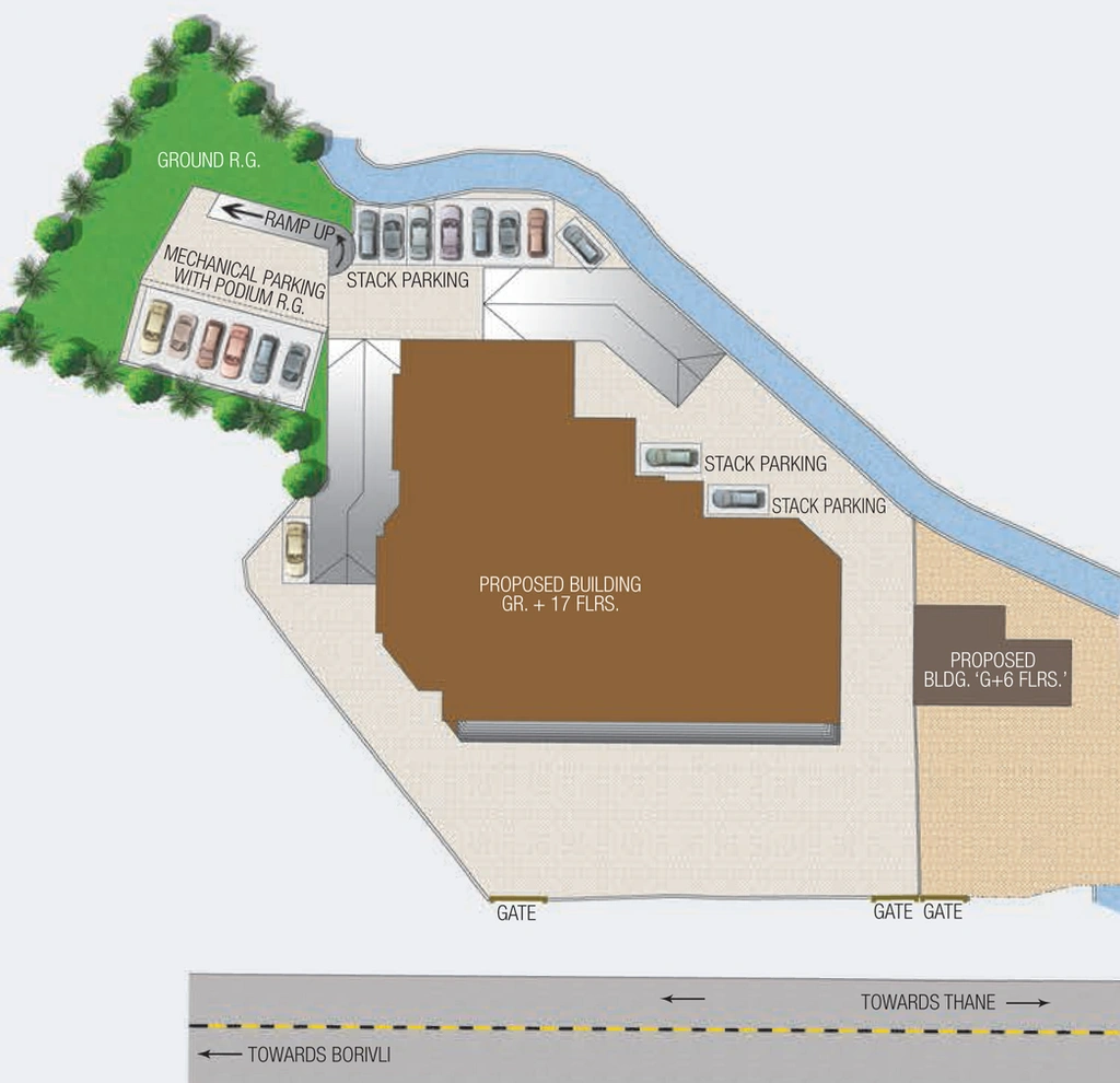 Master Plan of Fenkin Belleza in Kasarvadavali, Thane - Image 305570