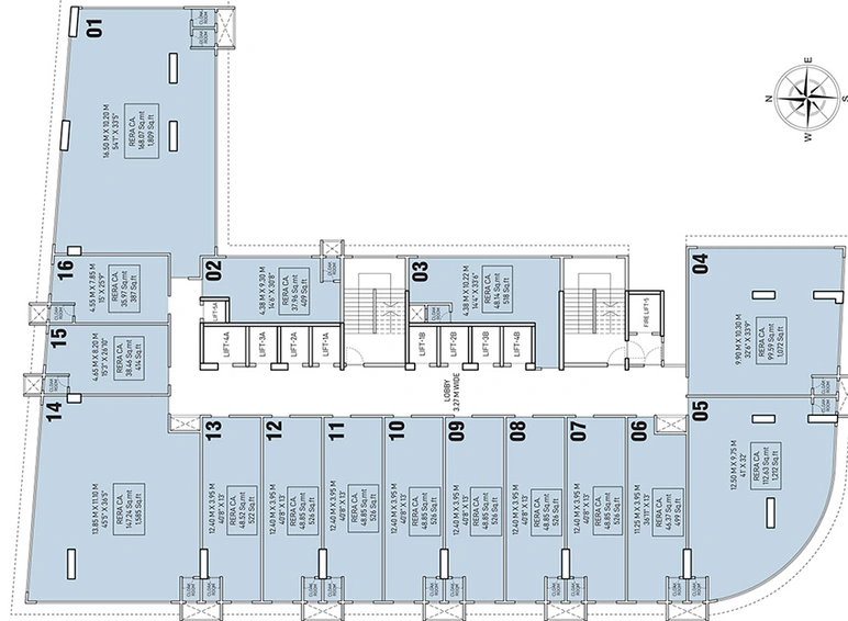 Floor Plan of Labdhi Codename South BKC in Sion East, Mumbai - Image 305588