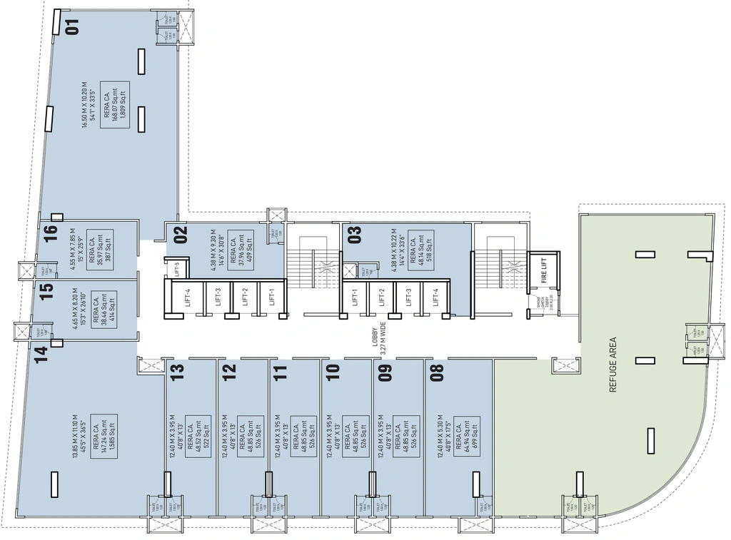 Floor Plan of Labdhi Codename South BKC in Sion East, Mumbai - Image 305590